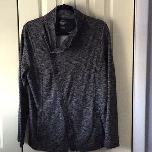 G.H. Bass & Co. Asymmetrical Blue/Grey Jacket Size L